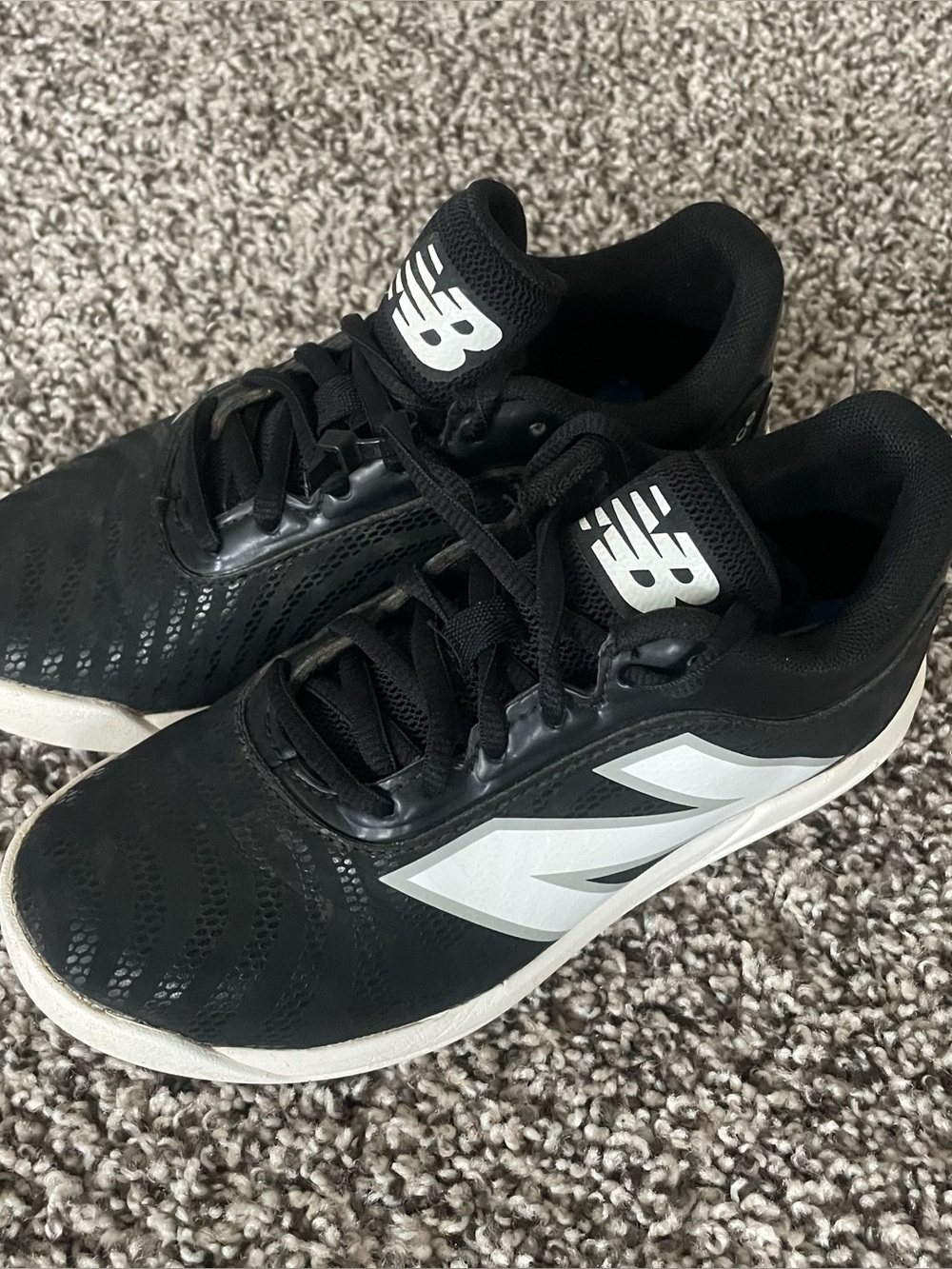 New Balance Kids' Black Baseball Cleats